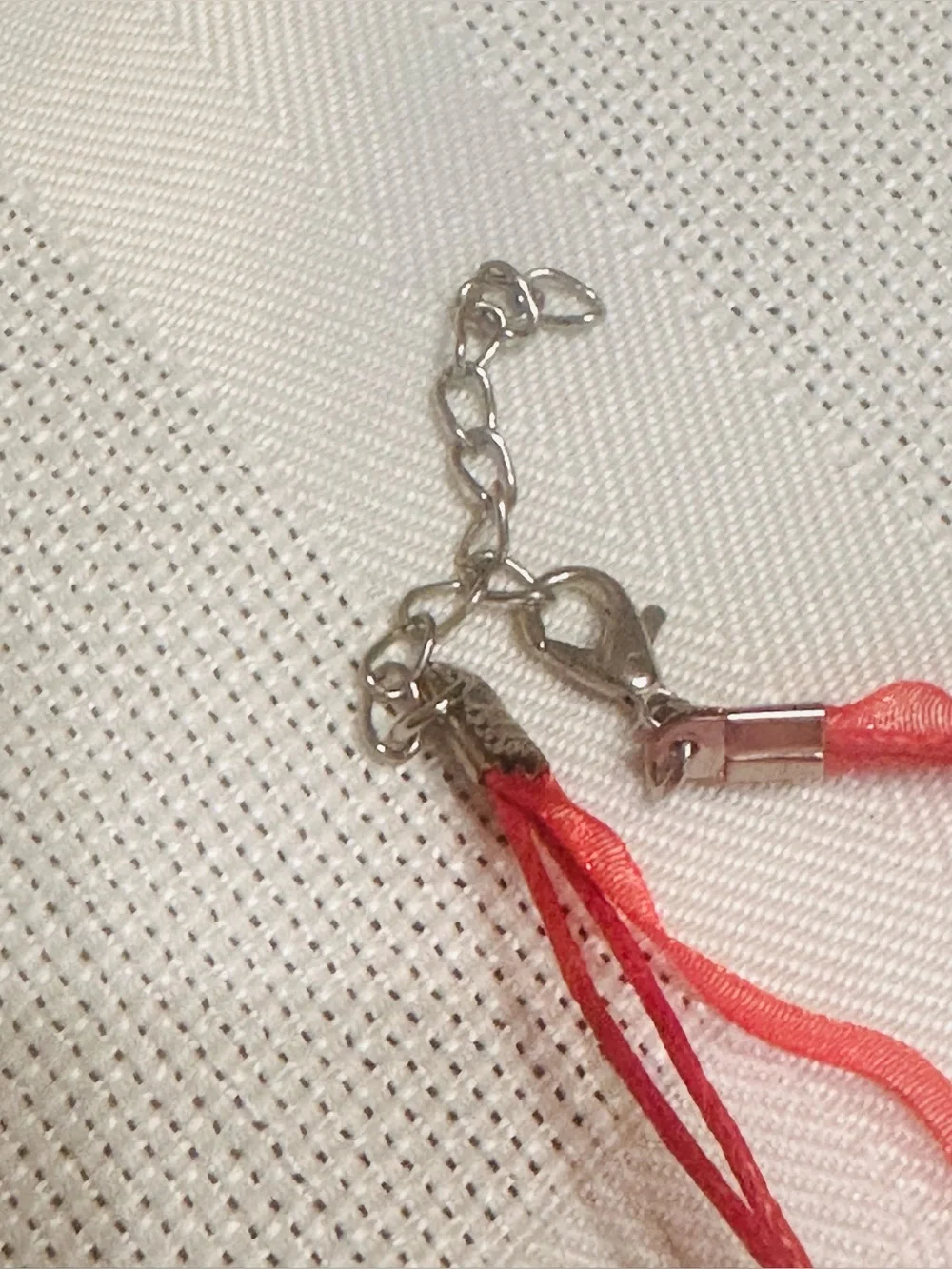 Murano Style Art Glass Handmade Red Swirl Pendant Necklace